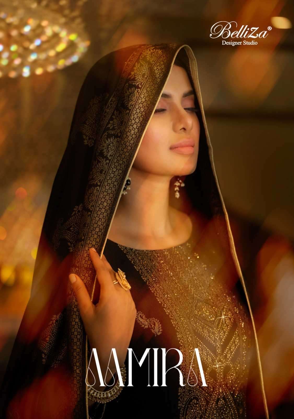 belliza aamira series 840001-840006 pure viscose pashmina suit 