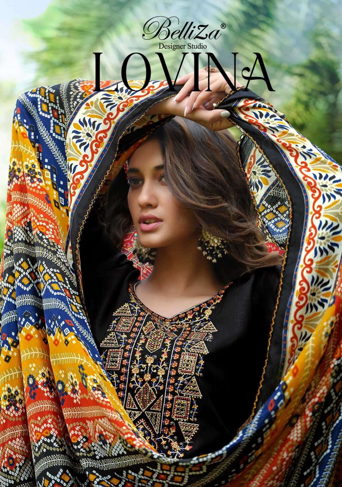 belliza lovina series 845001-845008 Pure Viscose Rayon Slub suit