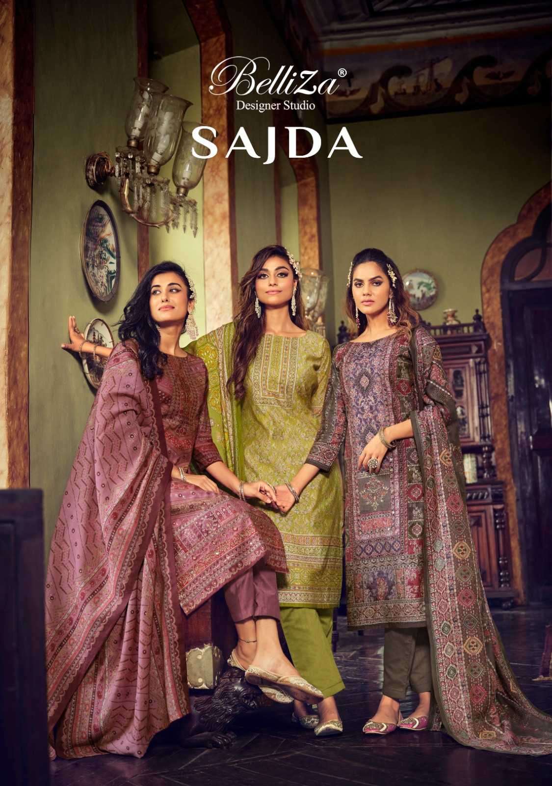 belliza sajda 849 series 849001-849008 pure modal viscose suit 