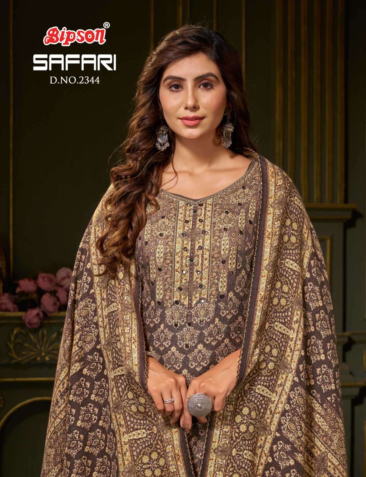 bipson fashion safari series 2343-2344 Pure Woollen suit