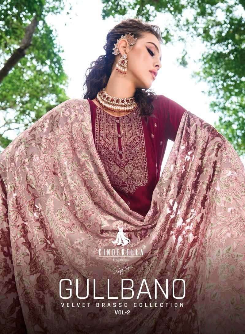 cinderella gullbano vol 2 series 10421-10428 pure viscose pashmina suit 