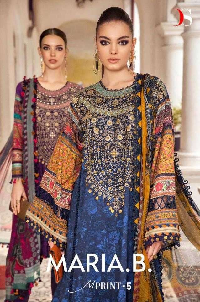 deepsy suit maria b mprint vol 5 series 3261-3267 Pure cotton suit