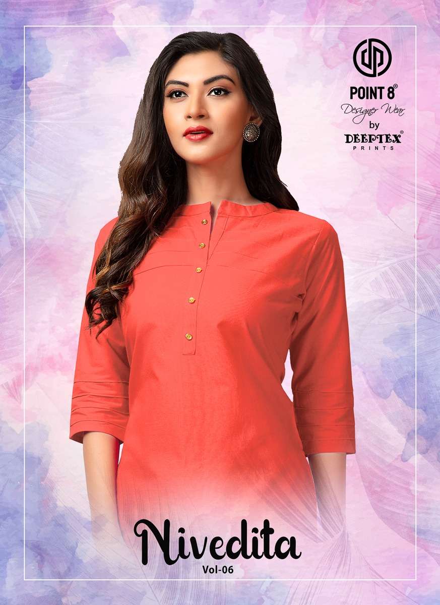 Deeptex Nivedita Vol-6 series 6001-6008 Heavy Flex Cotton kurti
