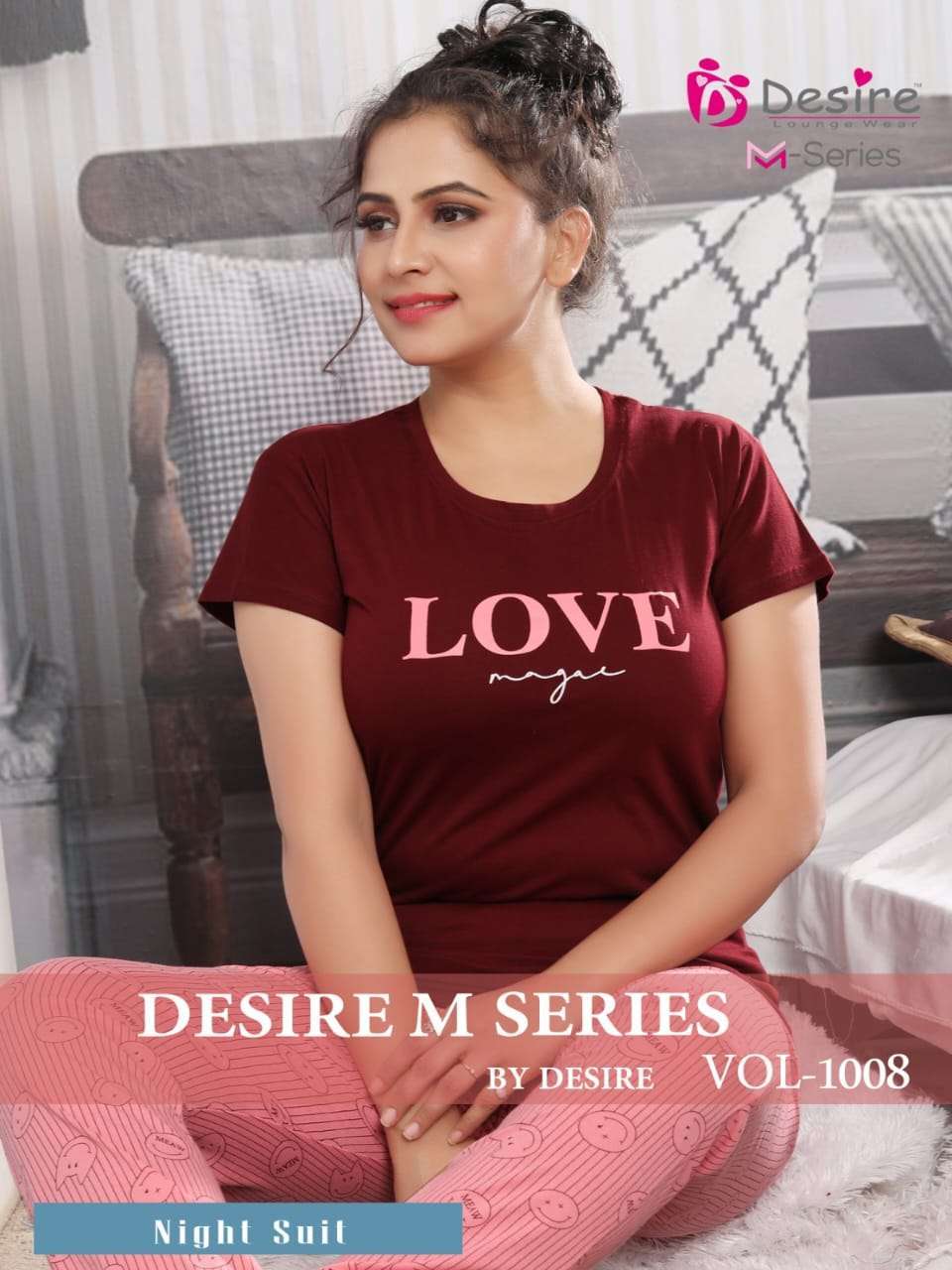 desire m series vol 1008 cotton hosiery night suits
