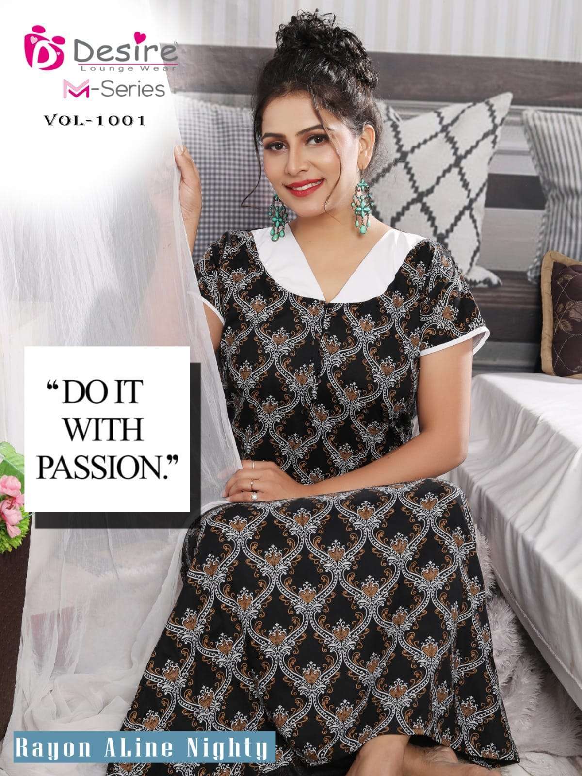 desire vol 1015 Rayon M-Series Nighty