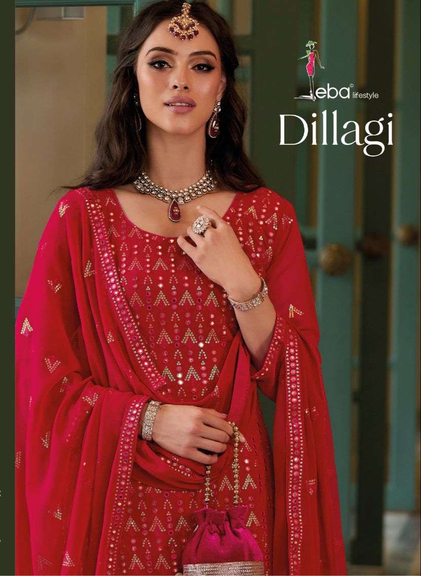 dillagi designer blooming georgette suit