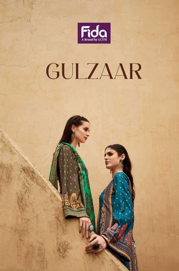 fida gulzaar series 1001-1006 digital wool pashmina suit 