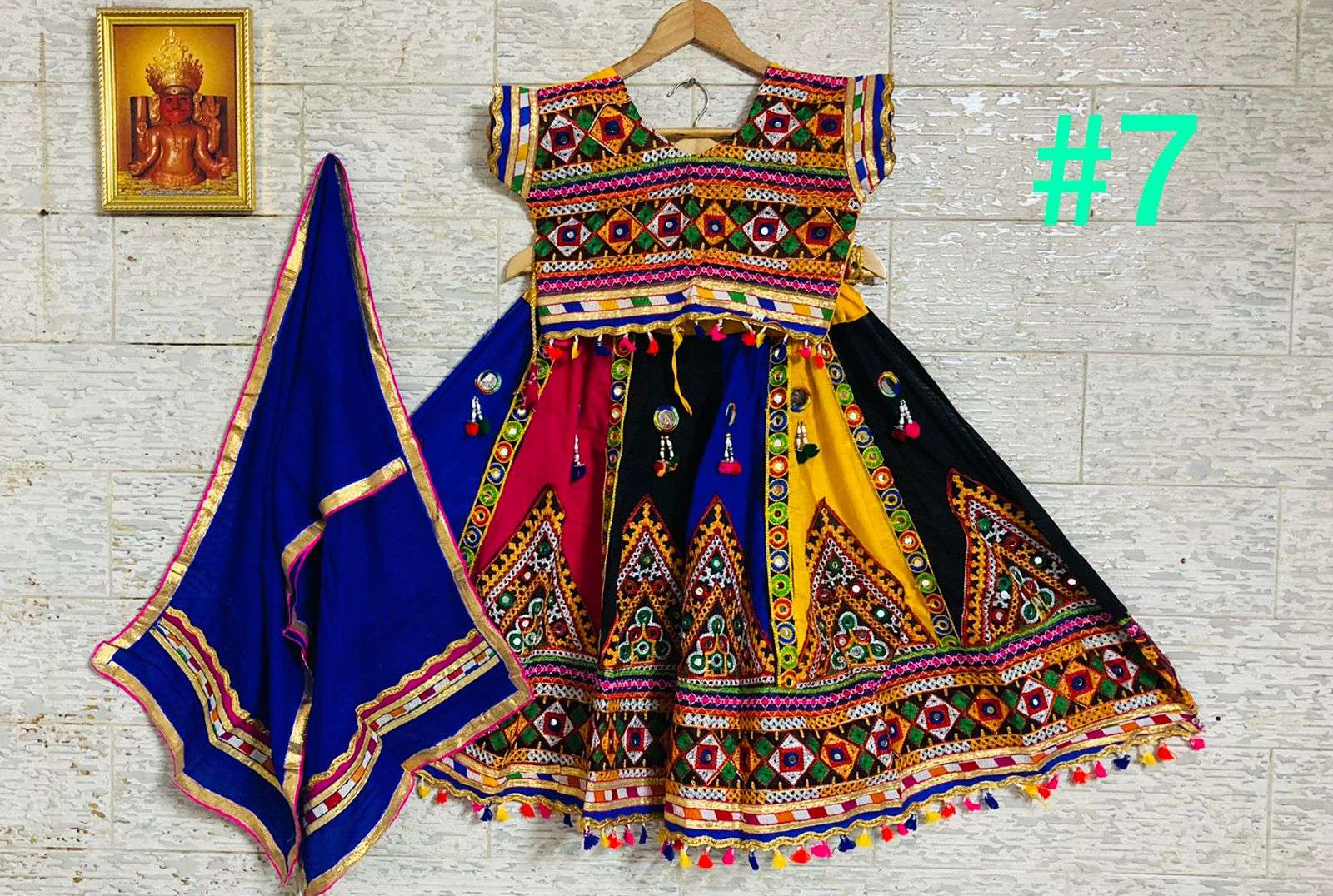 Gamthi lehenga designer pure cotton lehenga