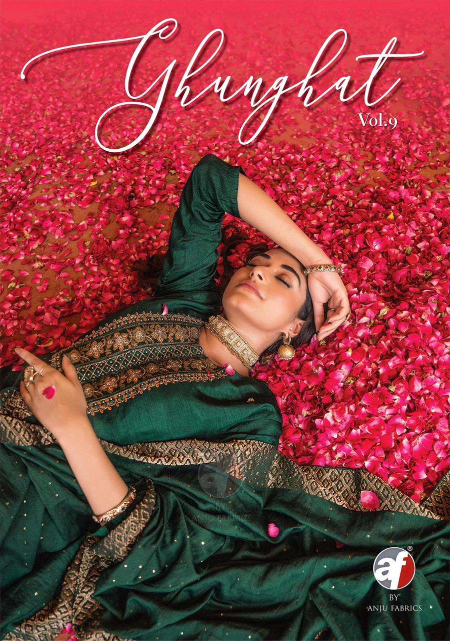 ghunghat vol 9 designer pure dola silk suit