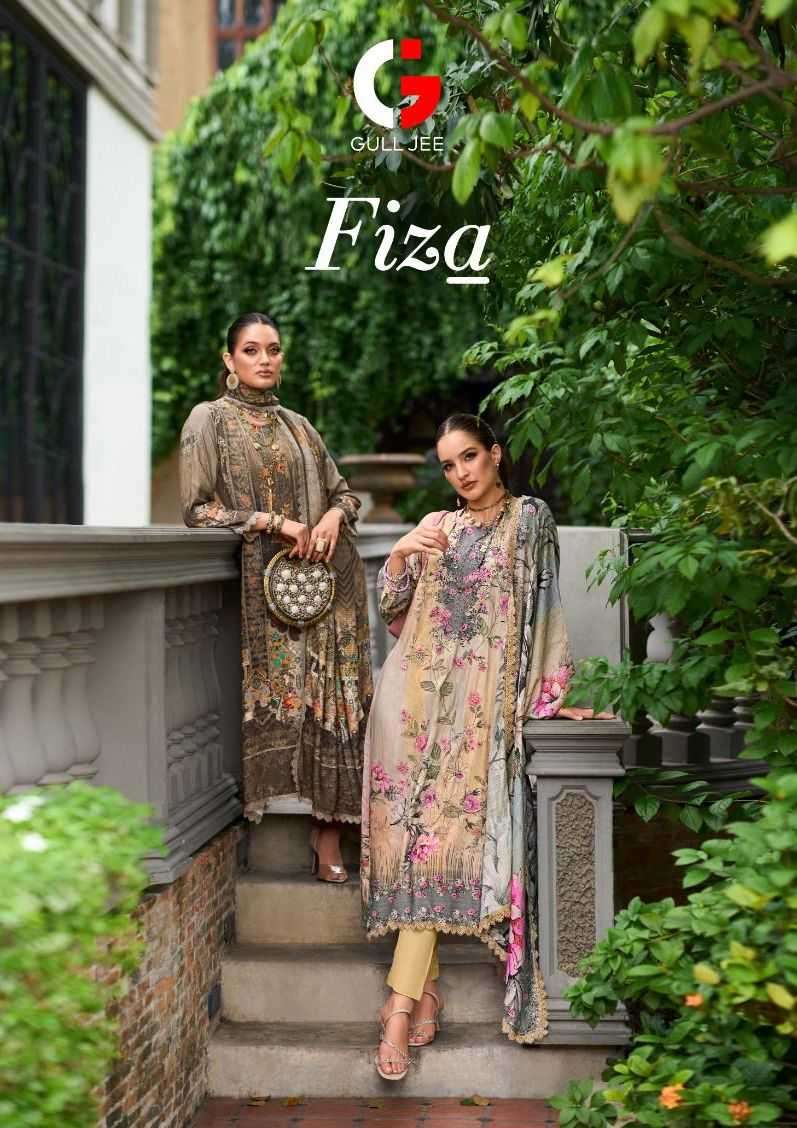 gull jee fiza series 22001-22006 viscose pashmina suit
