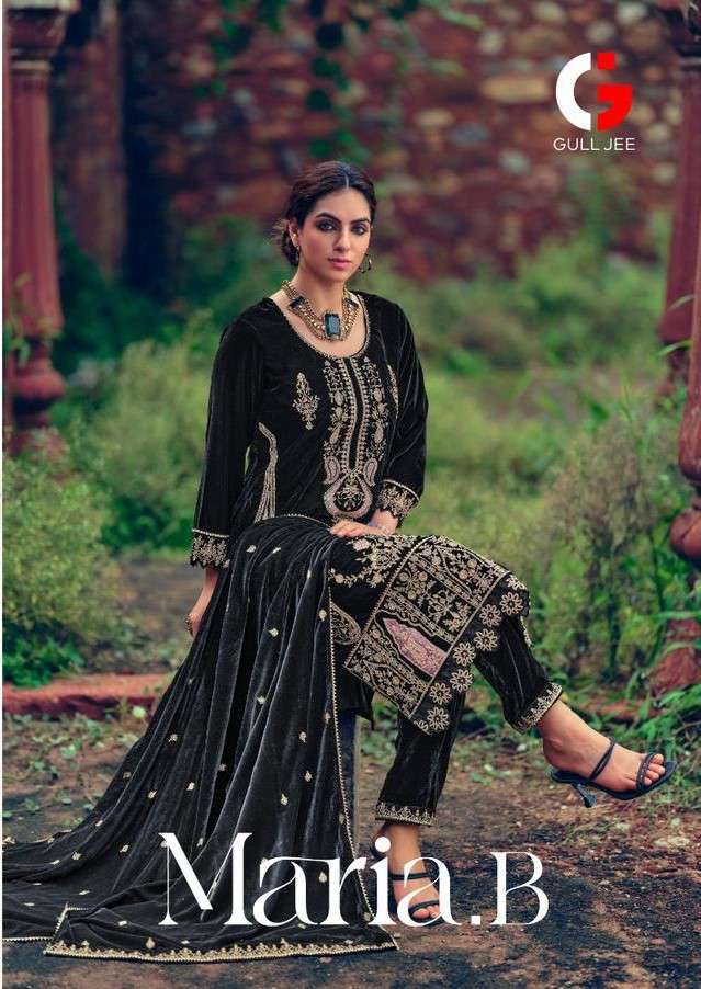 gull jee maria b series 14001-14006 Velvet with  embroidery suit