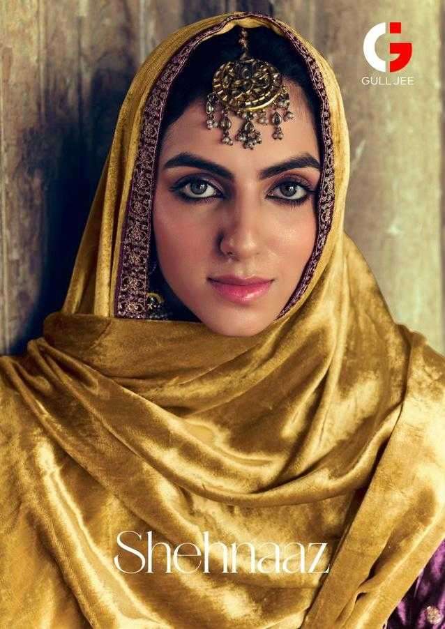 gull jee shehnaaz series 12001-12006 Viscose velvet suit