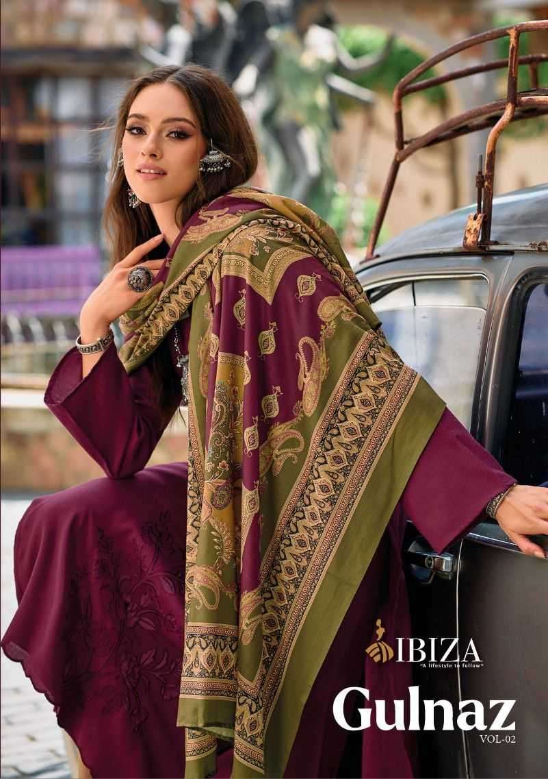 ibiza gulnaz vol 2 series 10531-10538 pure pashmina suit