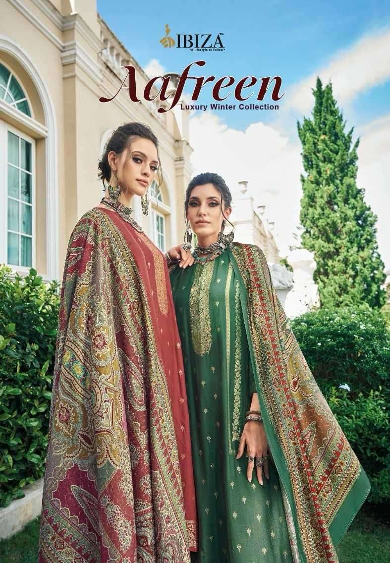ibiza lifestyle aafreen series 10423-10426 pure viscose pashmina suit
