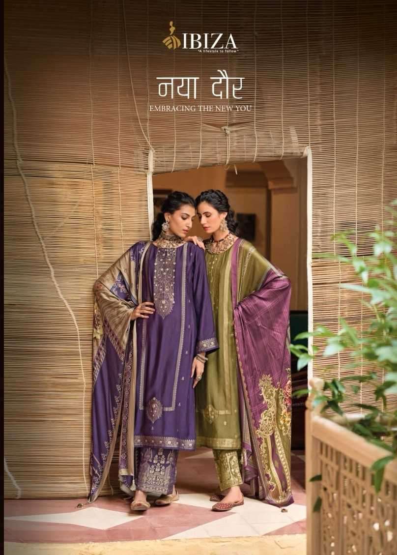 ibiza suit naya dor series 10543-10550 pure viscose pashmina jacquard suit 