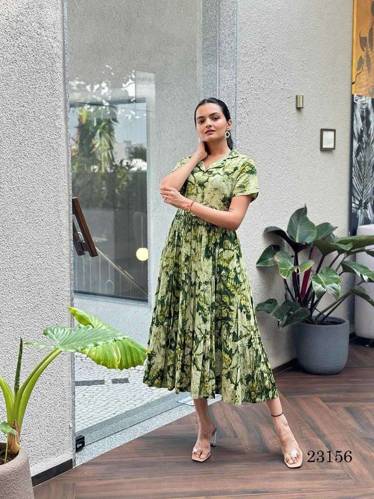 indira apparel 23156 Pure Cambric Cotton kurti
