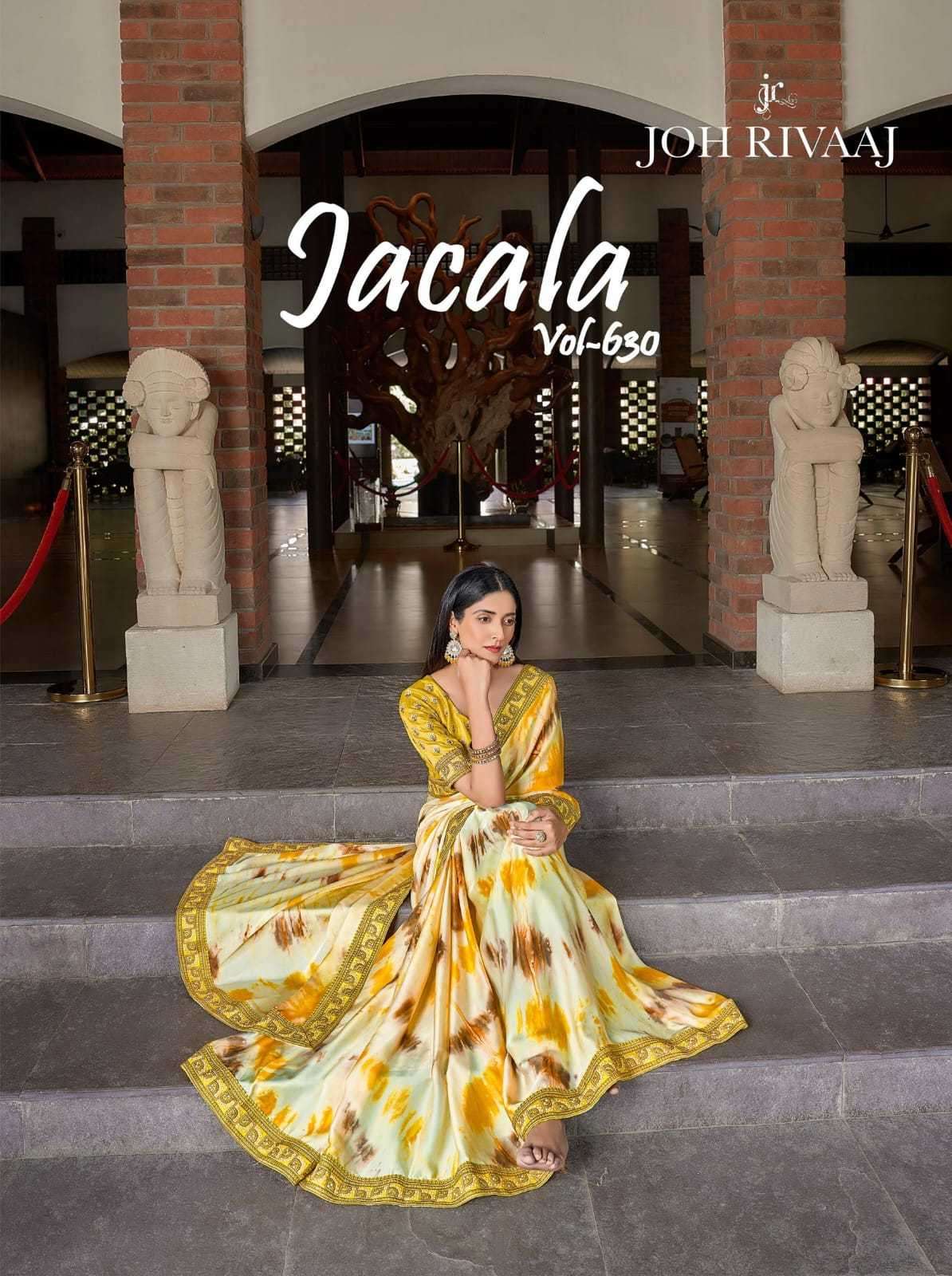 joh rivaaj jacala vol 630 series 63001-63019 fancy saree