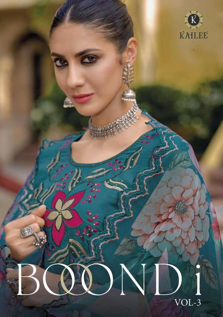kailee fashion boondi vol 3 series 42381-42386 pure viscose silk suit 
