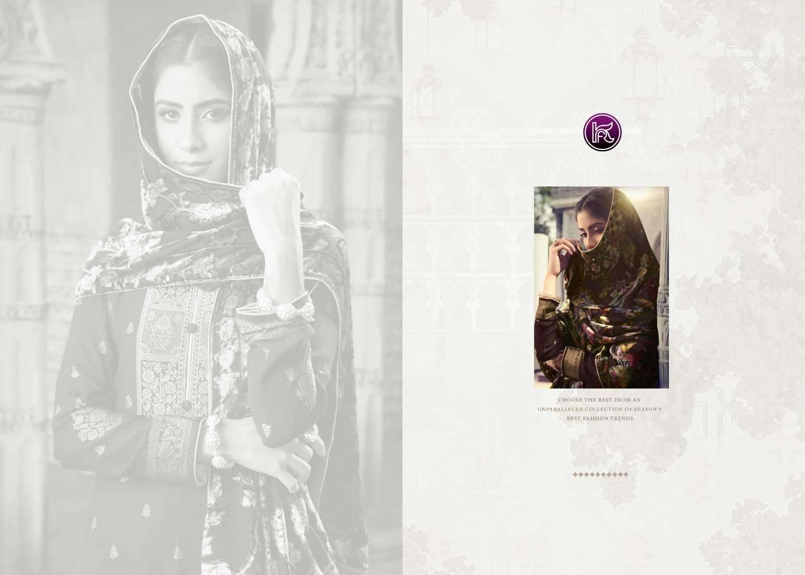 kala fashion kala brasso vol 1 series 1001-1007 viscose pashmina jacquard suit 