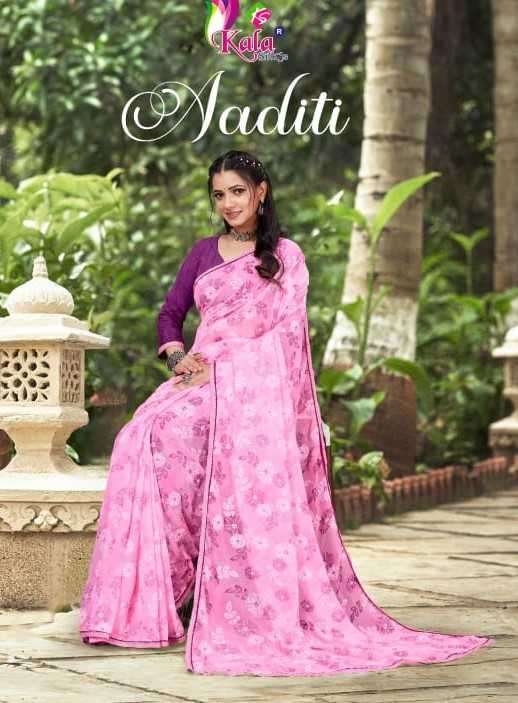 kala silk aaditi series 1001-1008 60 gram georgette saree