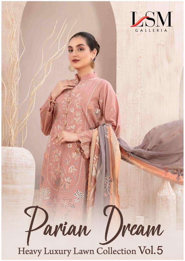 LSM Parian Dream Vol-5 series 1041-1046 Heavy Lawn Cotton suit