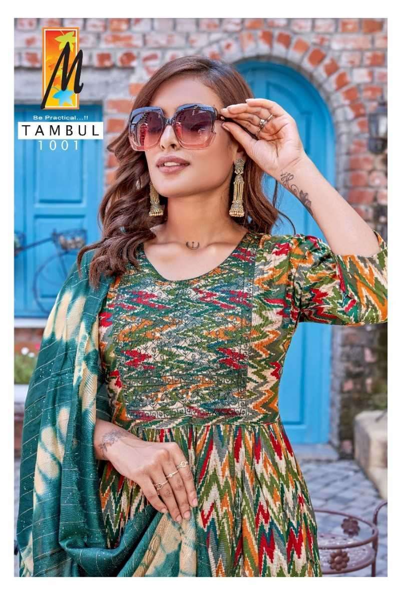 master kurti tambul series 1001-1008 Heavy Reyon Foil suit