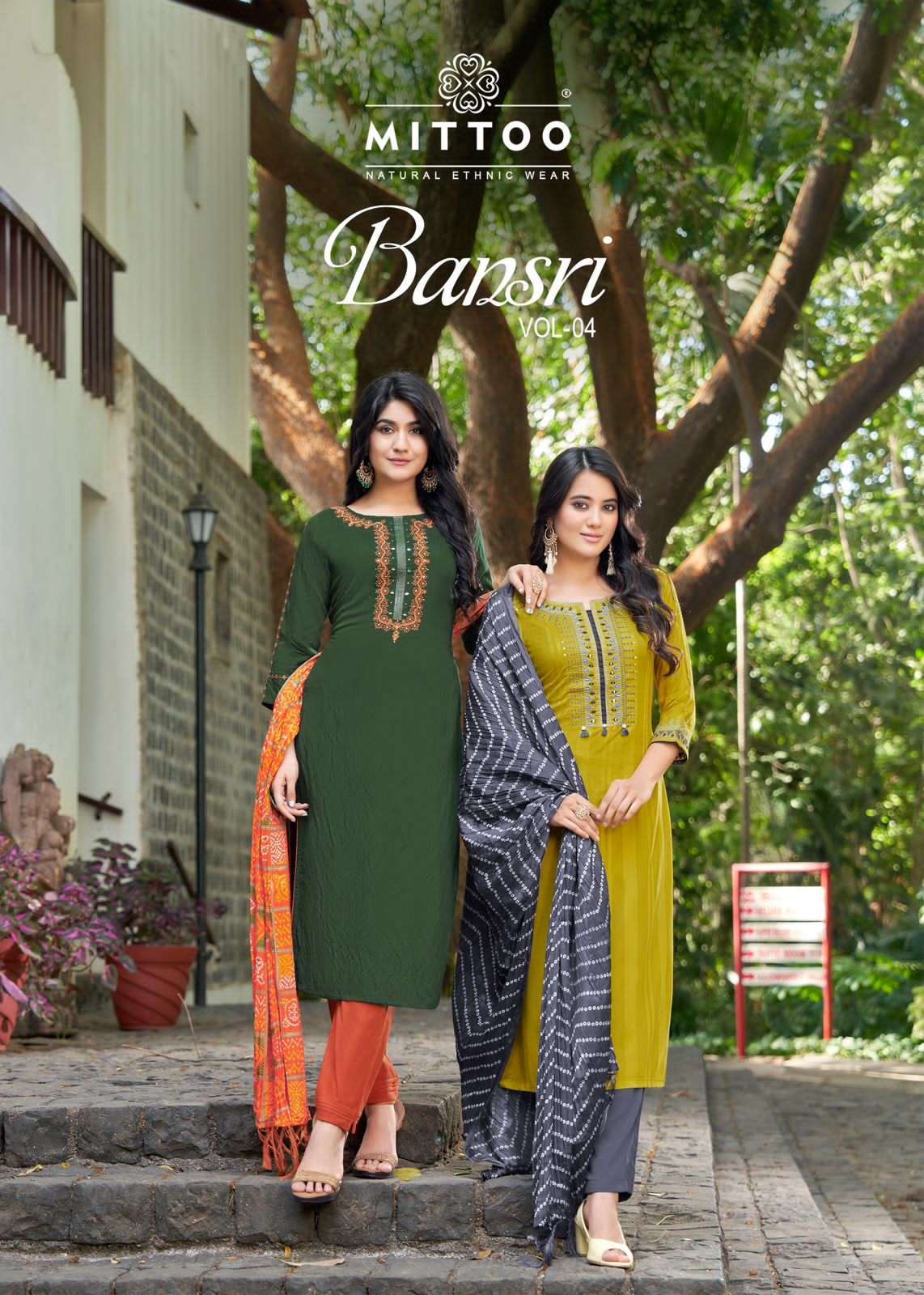 mittoo bansri vol 4 series 7031-7036 Rayon Weaving suit