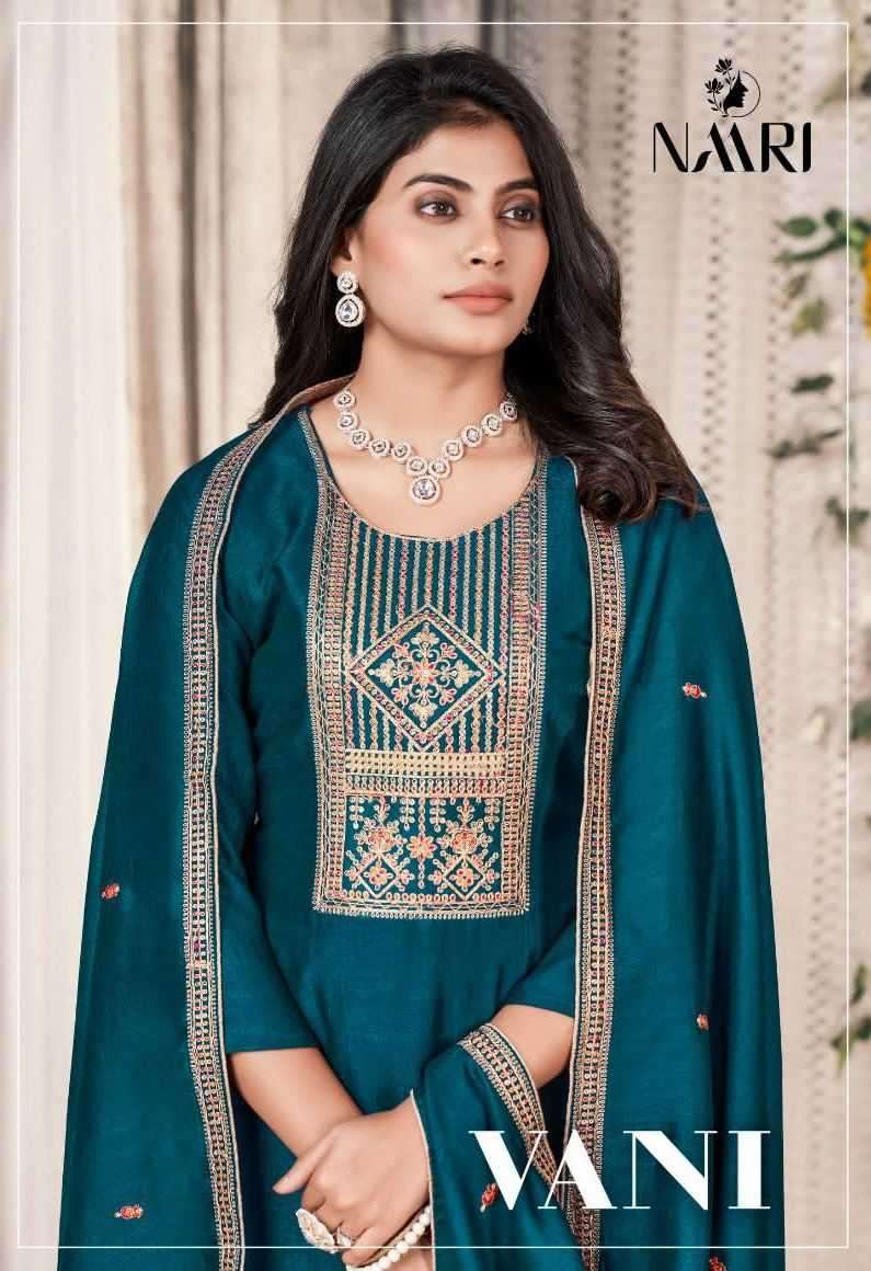 naari vani series 32001-32004 Vichitra silk coding work suit