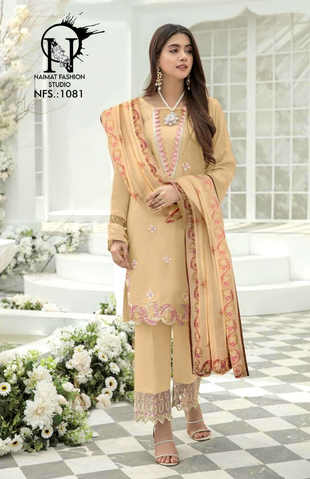 naimat 1081 Pure Fox Designer Tunic  Embellished