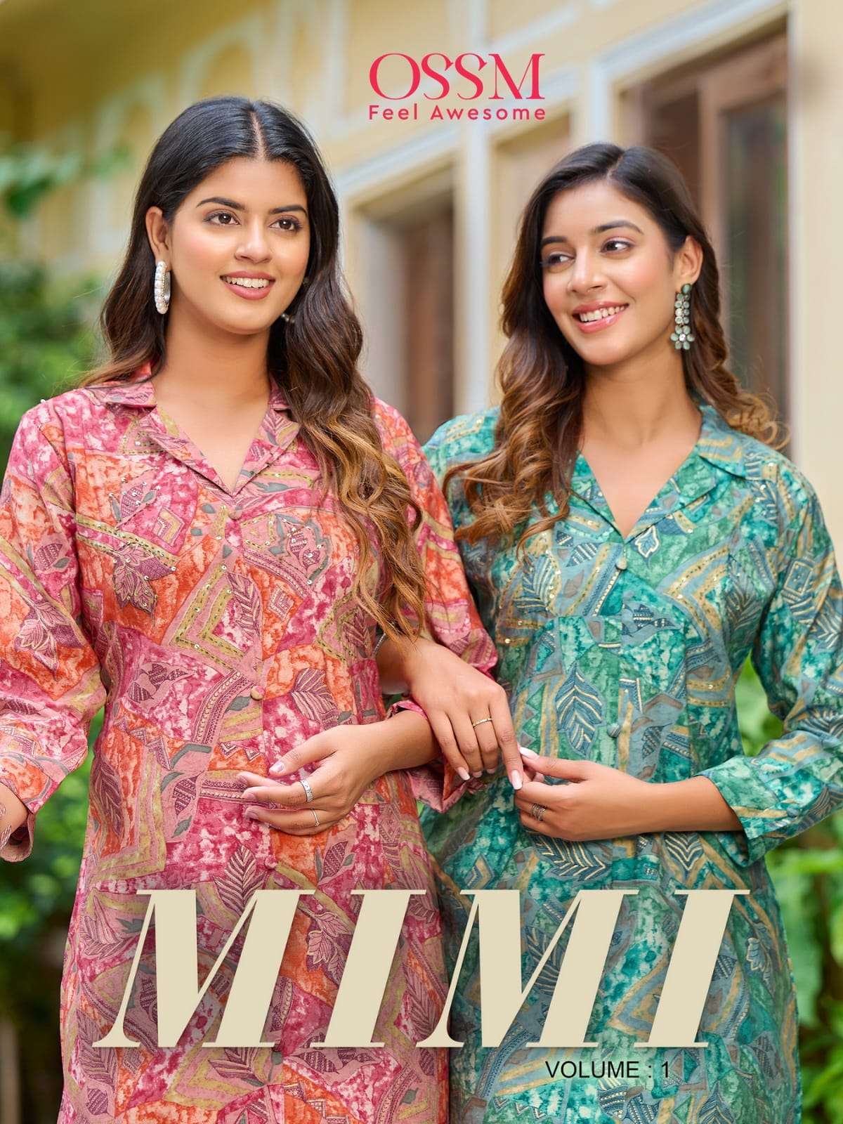 ossm mimi series 101-106 Premium Modal Chanderi Print kurti
