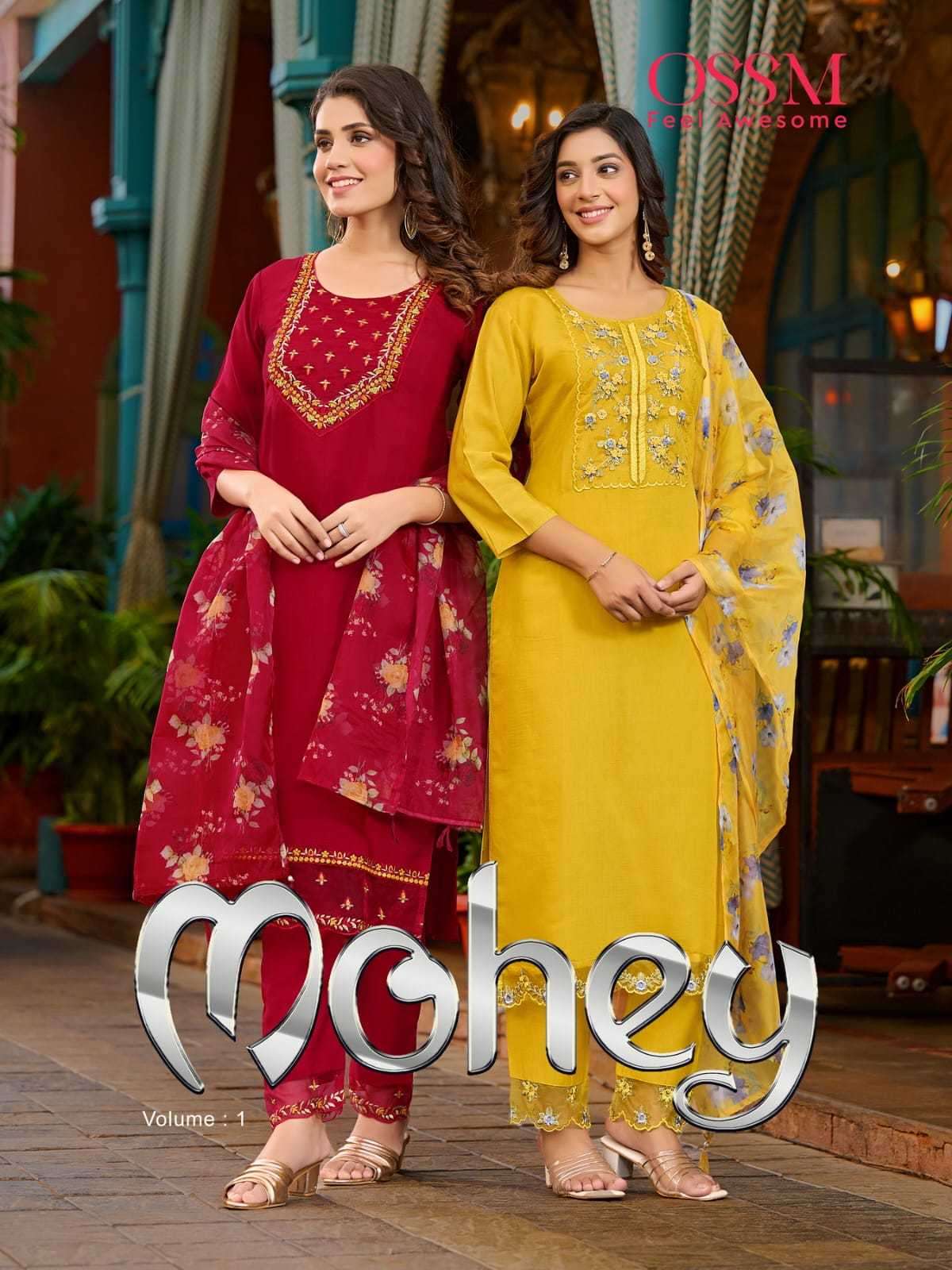 ossm mohey series 101-106 Viscos Roman Silk suit