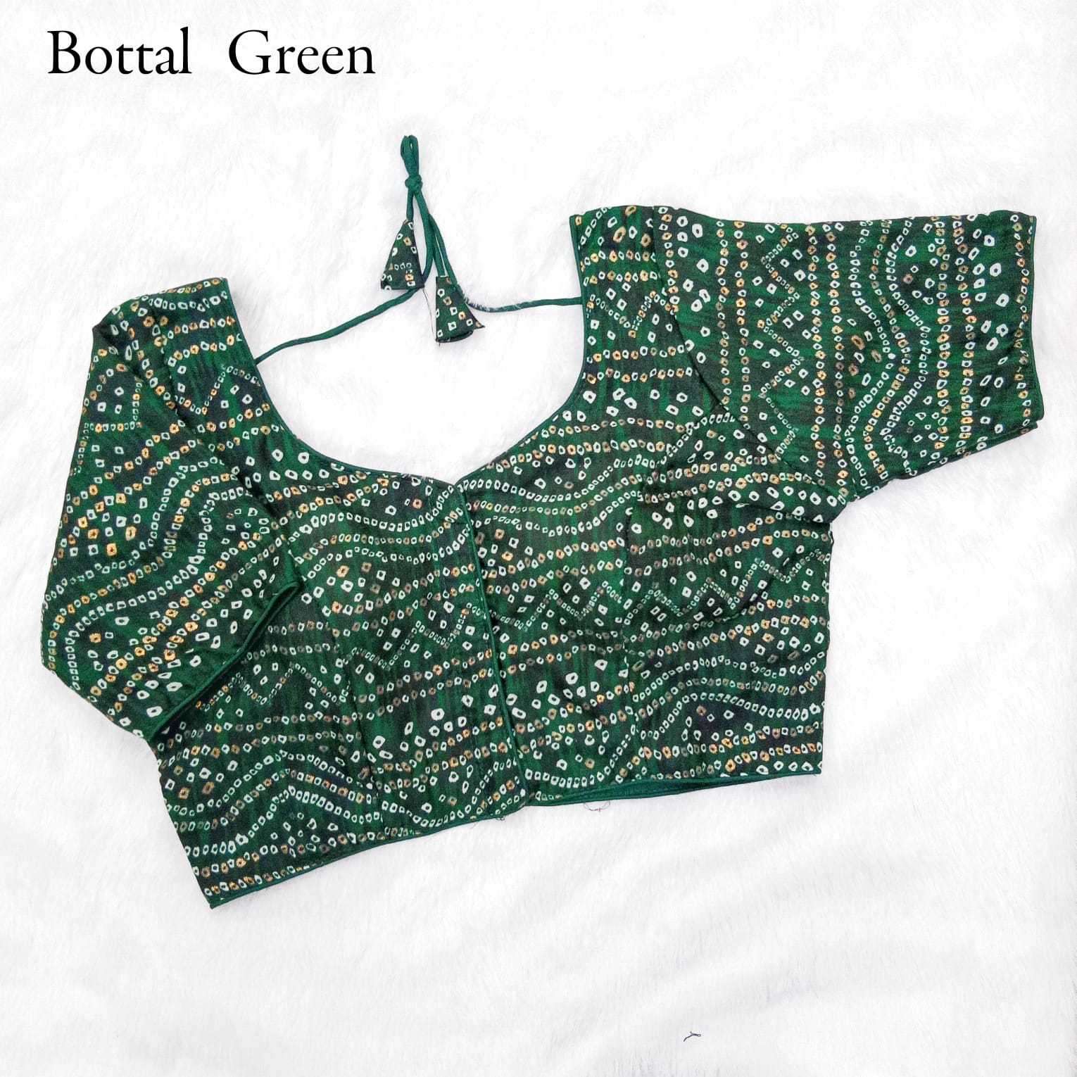 pr bandhani part 1 printed readymade blouse collection for women