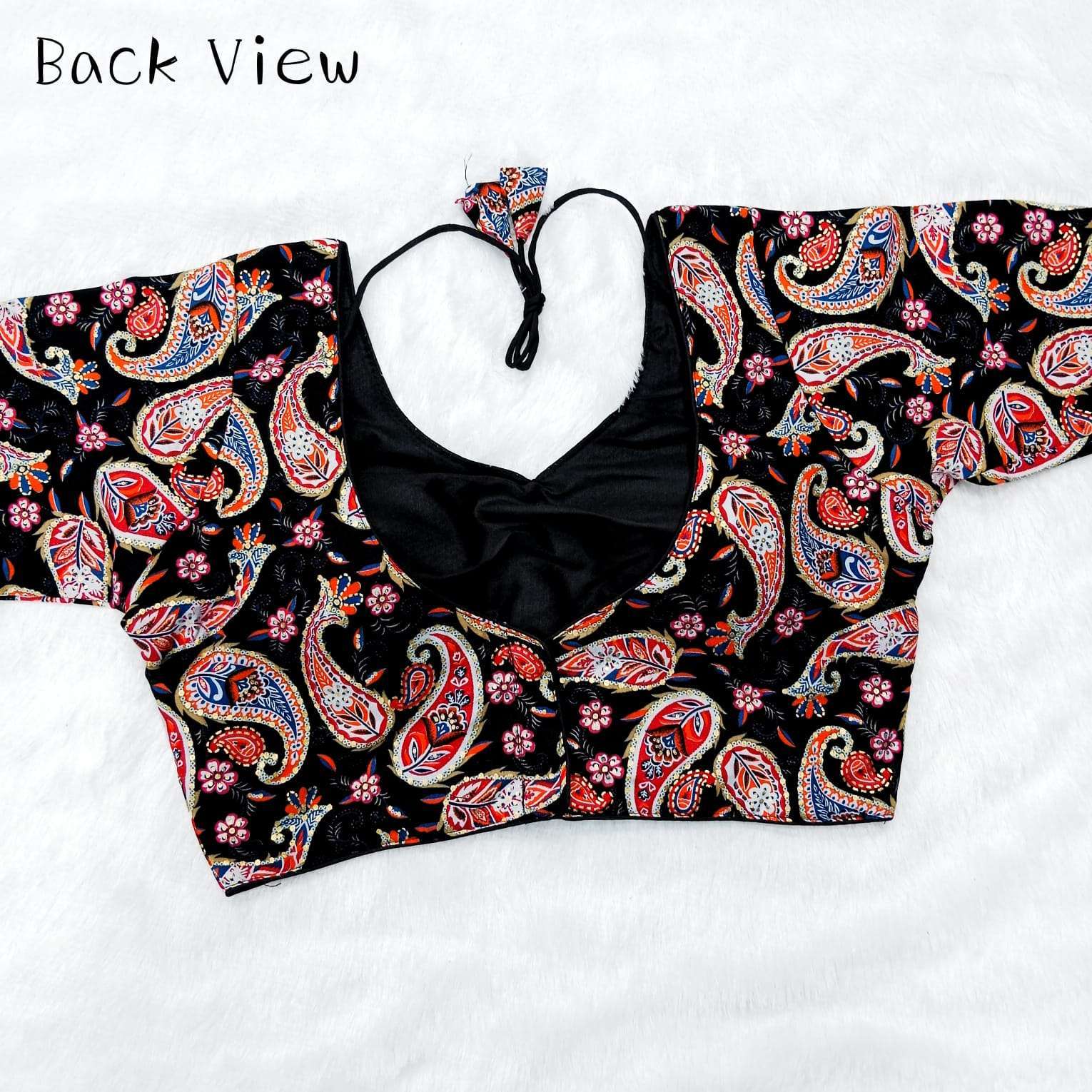 pr kalamkari part 1 Heavy Royon Cotton blouse