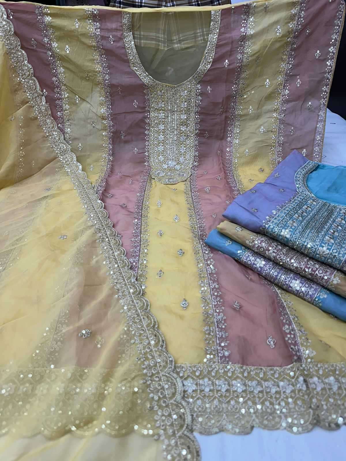 pr macroni Pure orgenza embroidery suit 