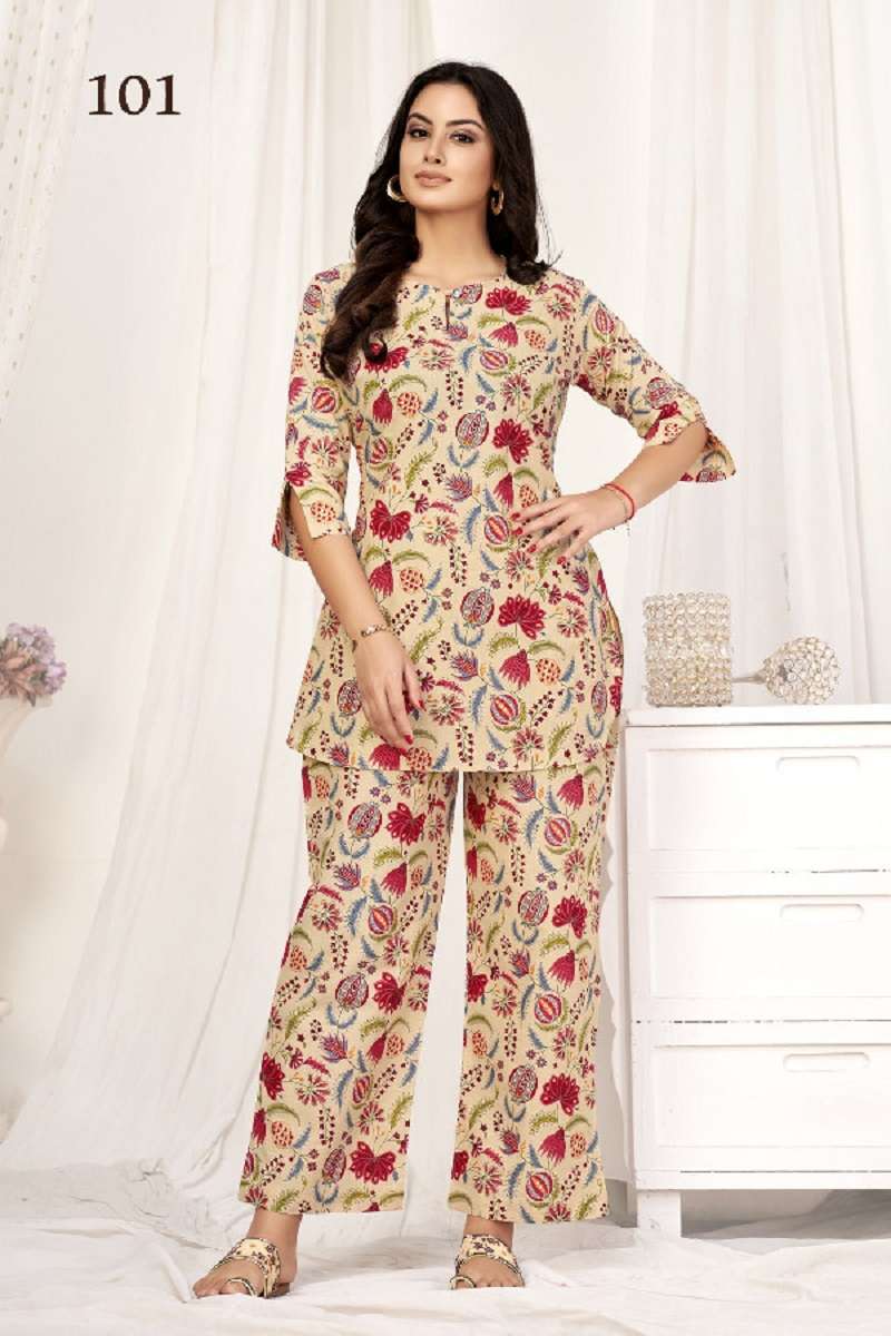 Pranjul Preesha Vol-1 101-135 pure cotton co-ord sets