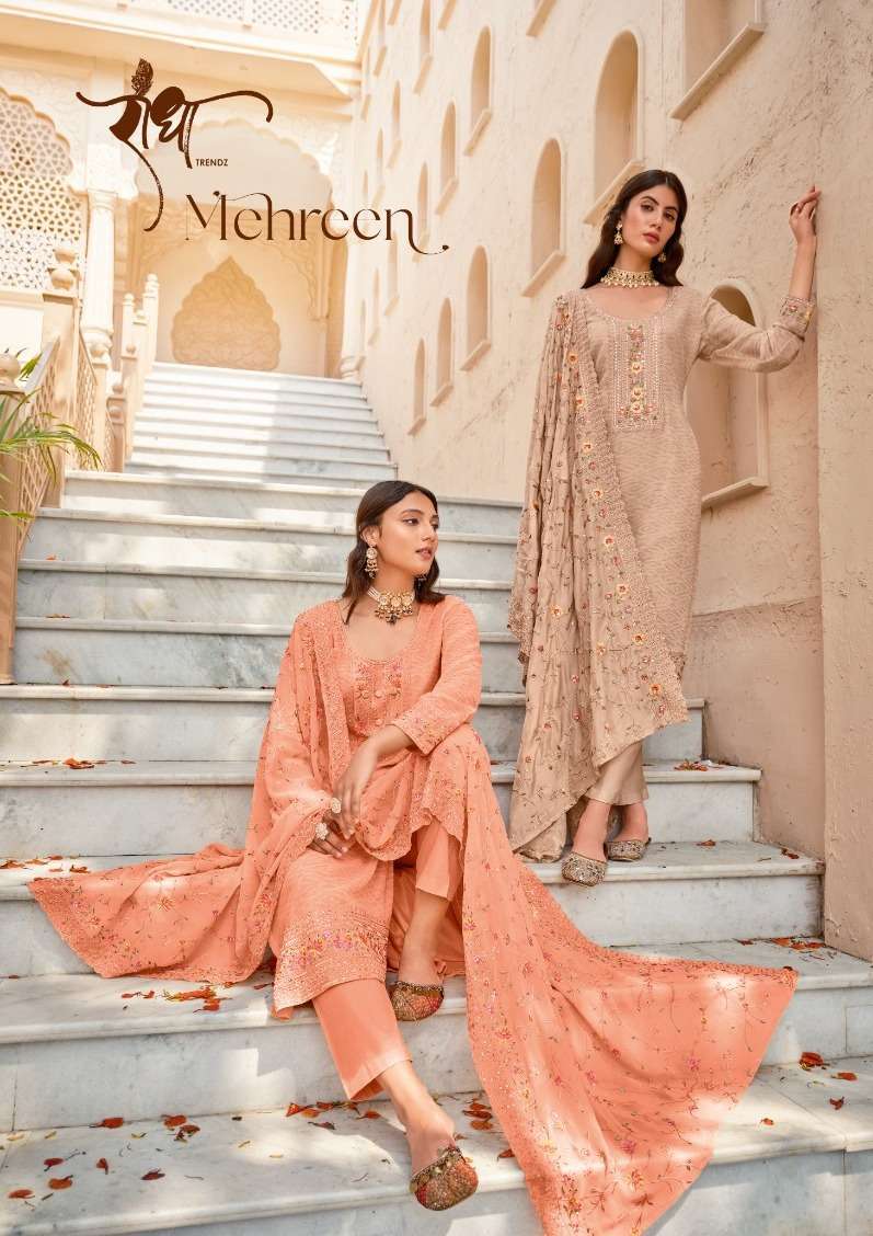radha trendz mehreen series 1131-1134 real georgette suit 