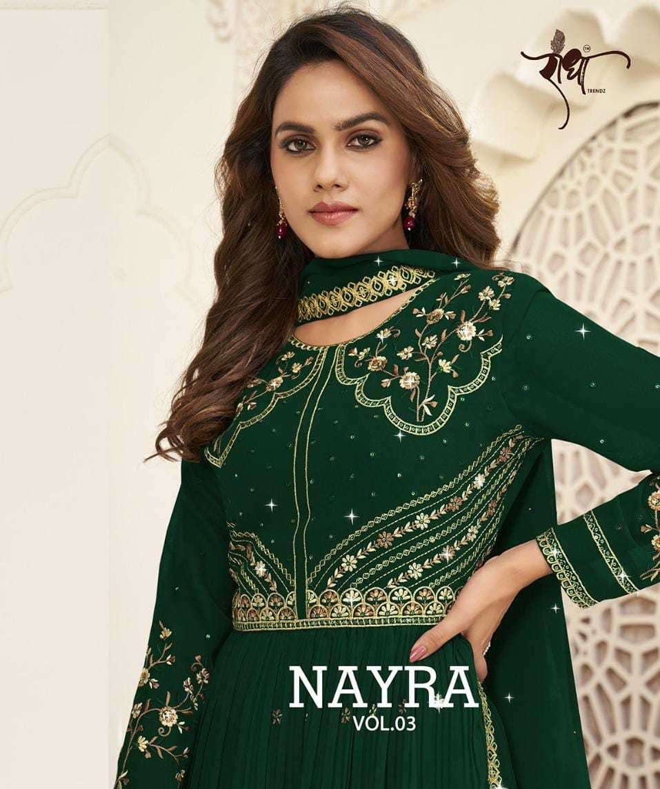 radha trendz nayra vol 3 series 2001-2004 georgette suit