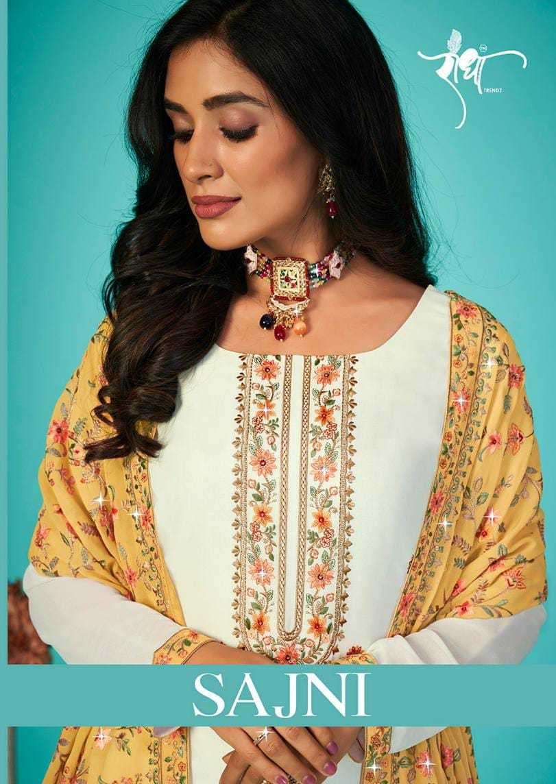 radha trendz sajni series 1091-1096 heavy georgette suit 