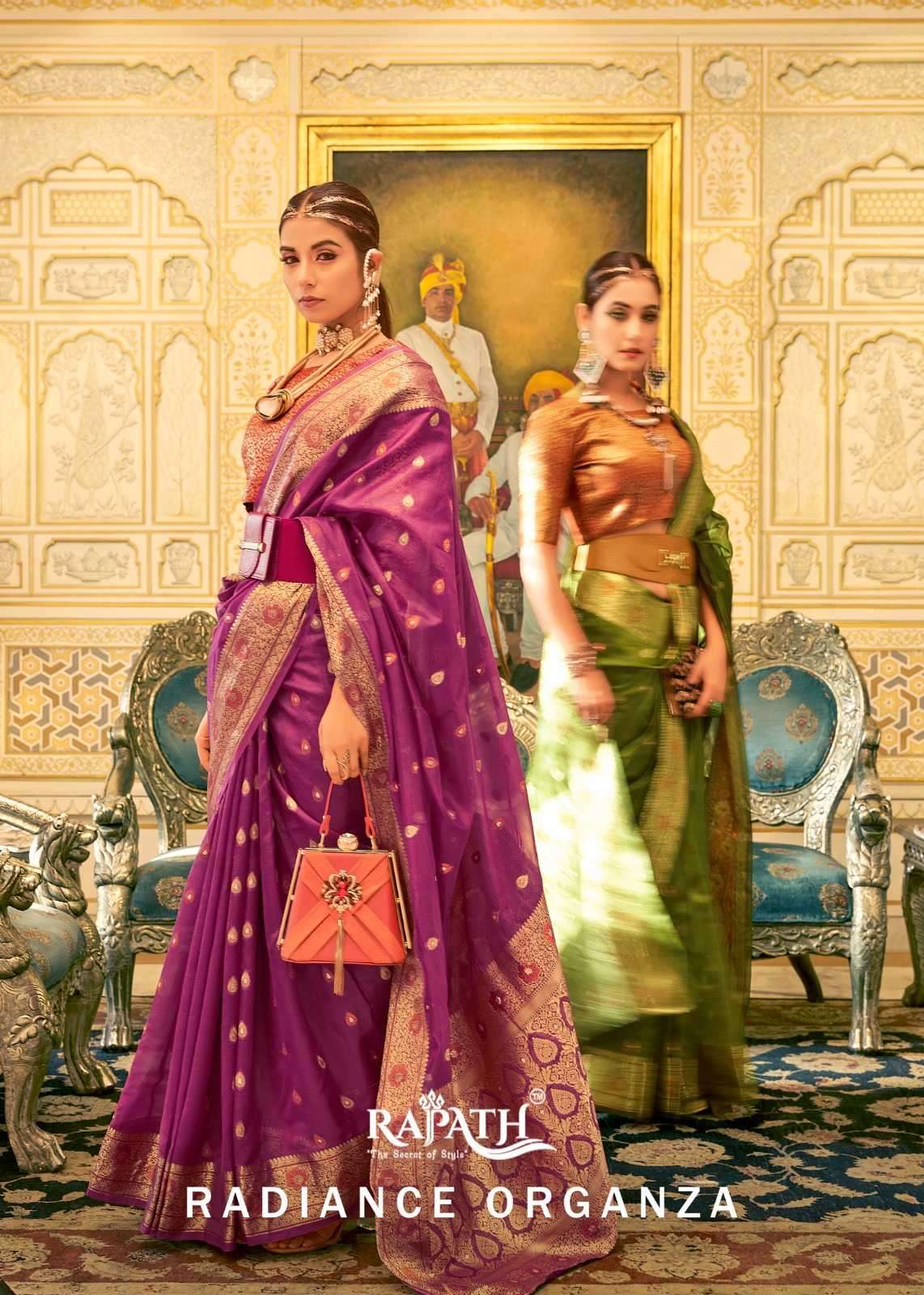 rajpath radiance organza series 147001-147007 Soft Organza Silk saree