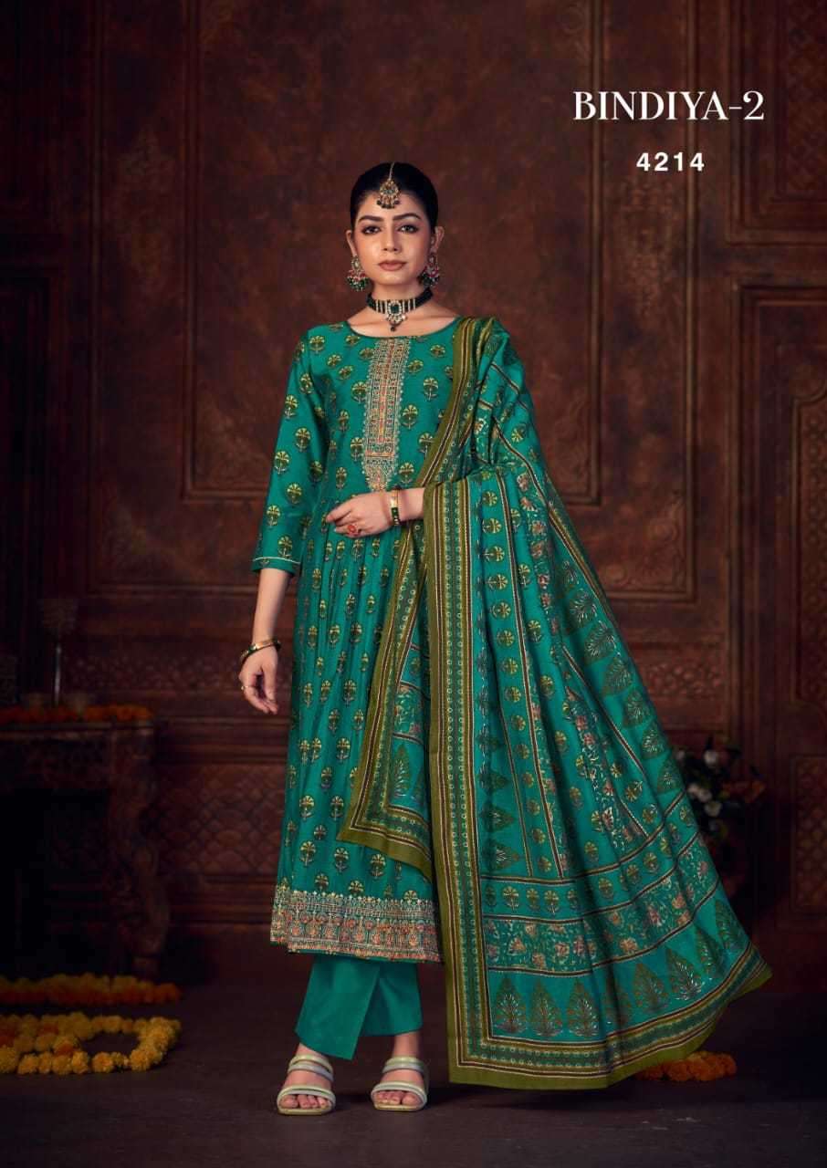 rang bindiya vol 2 series 4211-4214 muslin suit