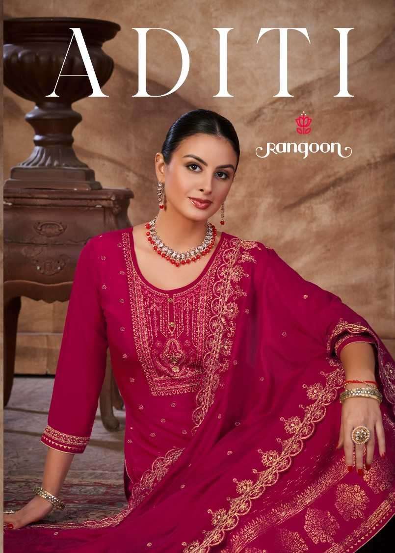 rangoon aditi series 4781-4784 Pure Viscose Jecaurd suit