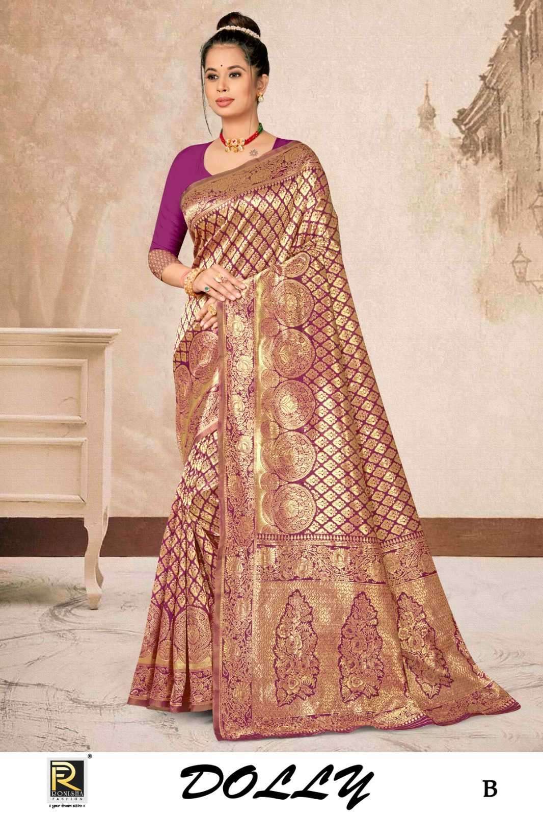 ranjna saree dolly banarasi silk saree