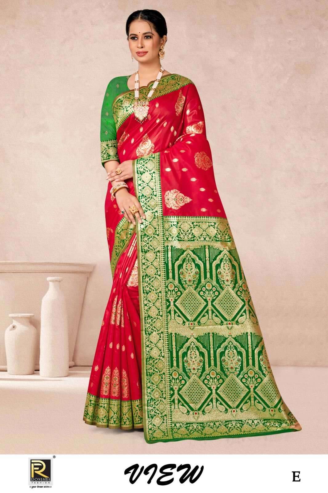 ranjna saree view banarasi silk premium saree