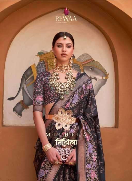 rewaa mithila series 730-742 P.V. SILK saree