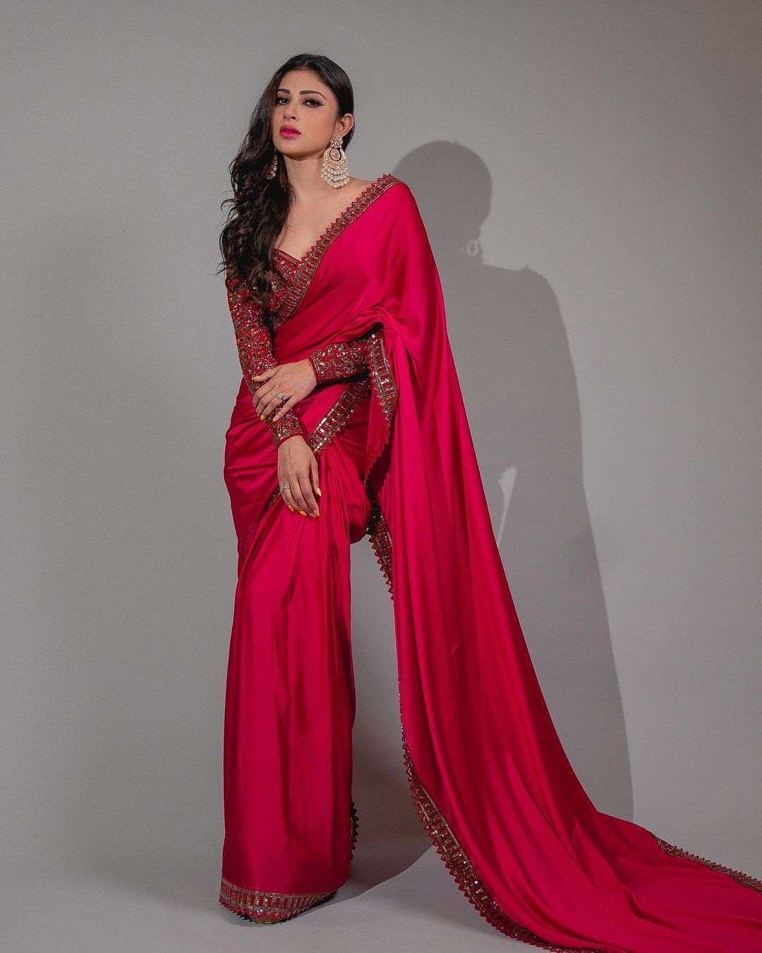 rivaaz designer japan satin saree
