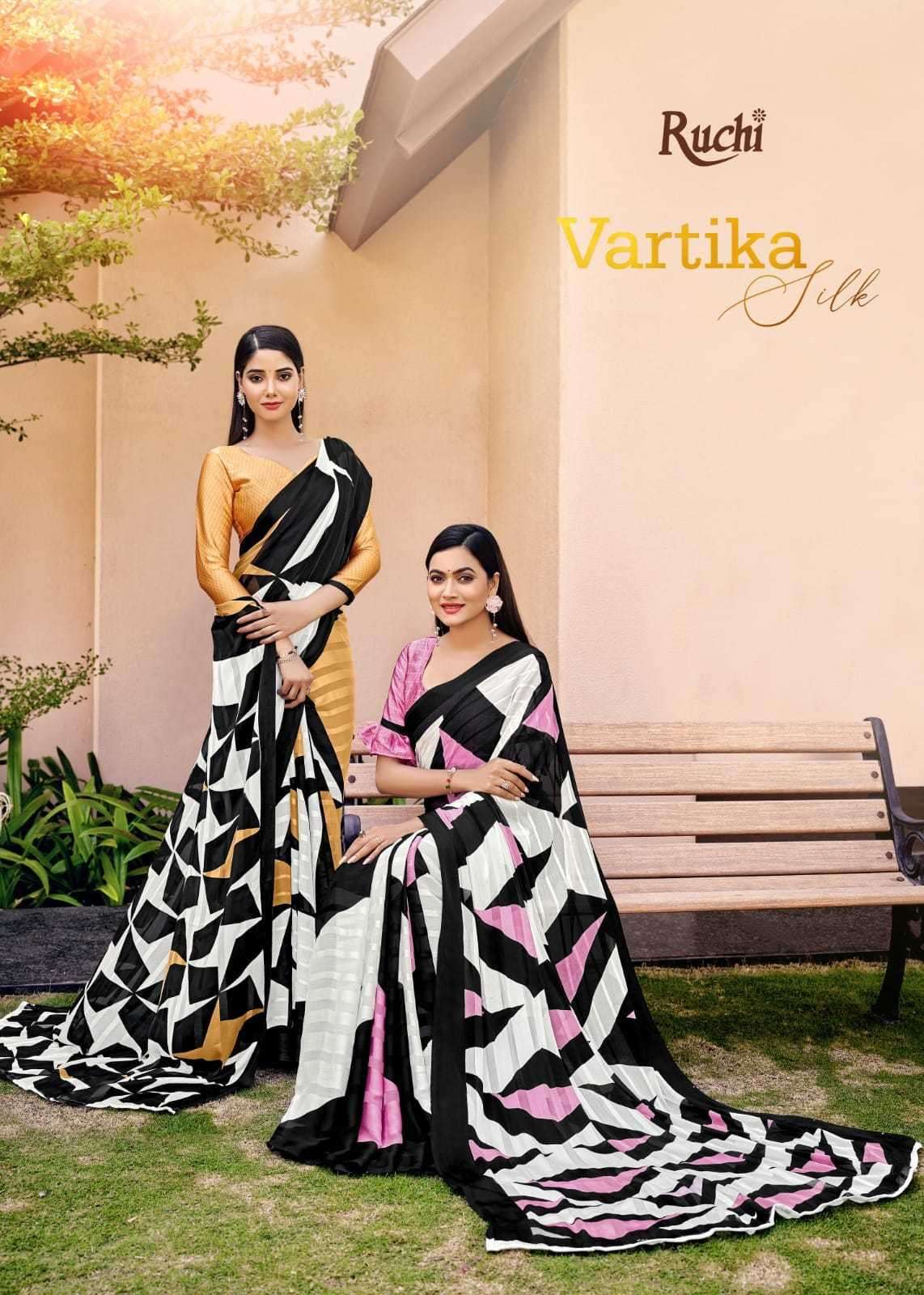 ruchi vartika silk vol 4 series 23701-23706 Silk Sartin saree