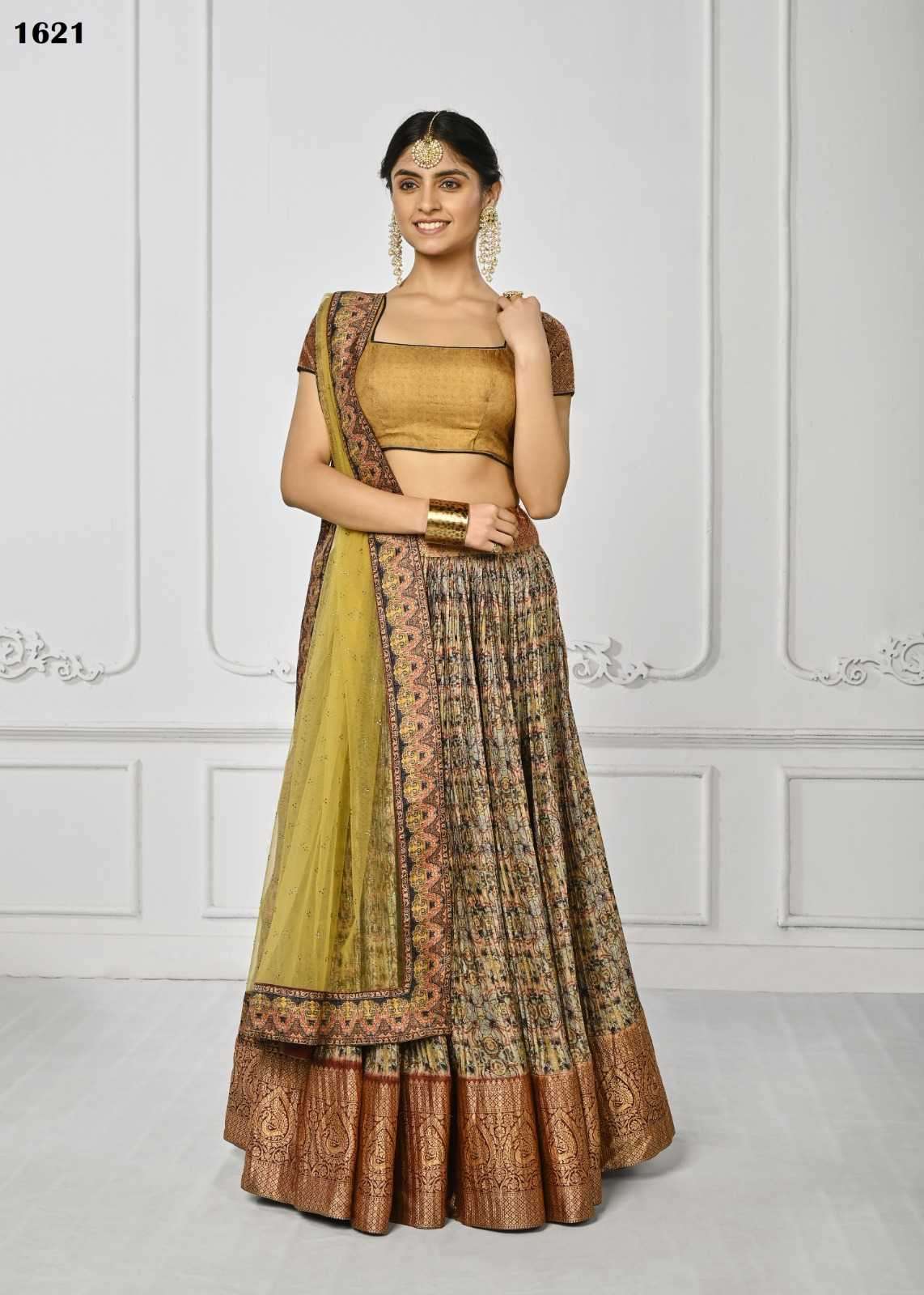 saptrangi 1621-1630 nx Pure silk with Viscose lehenga