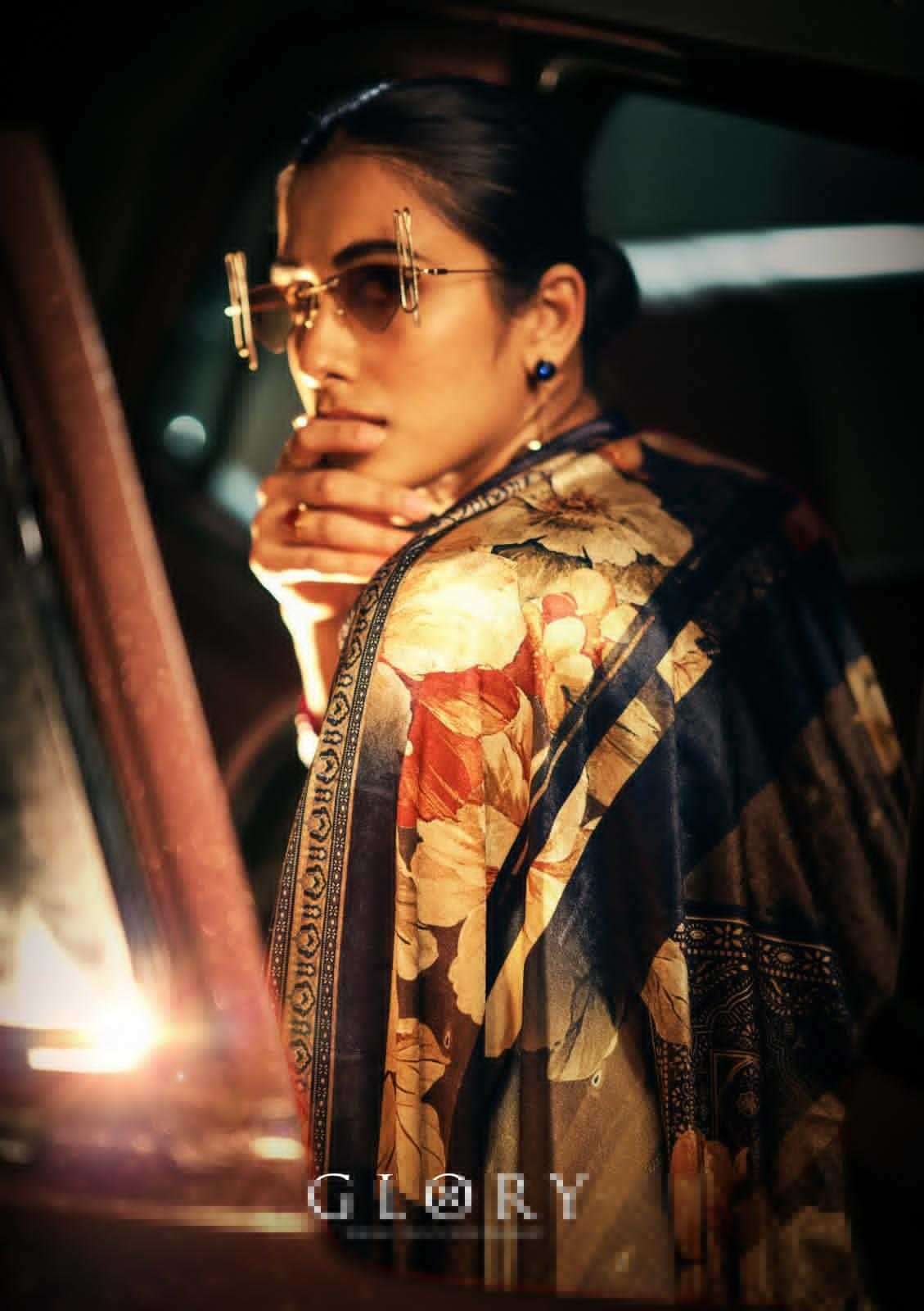 sargam prints glory series 338101-338106 premium velvet suit 