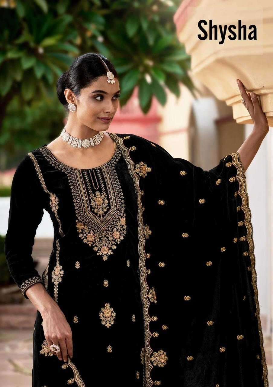 sargam prints shysha series 1115 premium 9000 velvet suit 