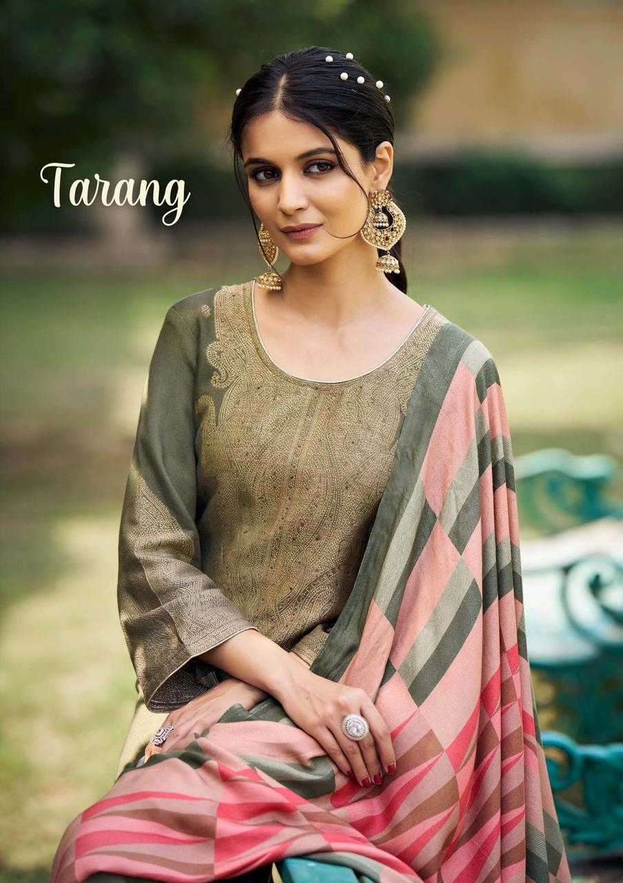 sargam prints tarang series 1125 pure wool pashmina suit 